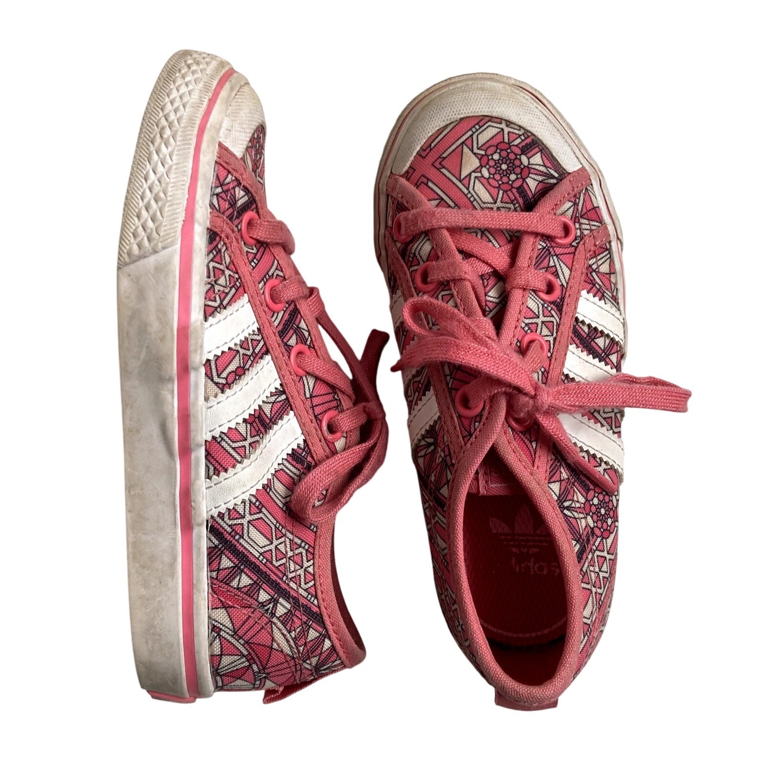 adidas Nizza Low Top Sneakers – Geometric Pink – 11.5K