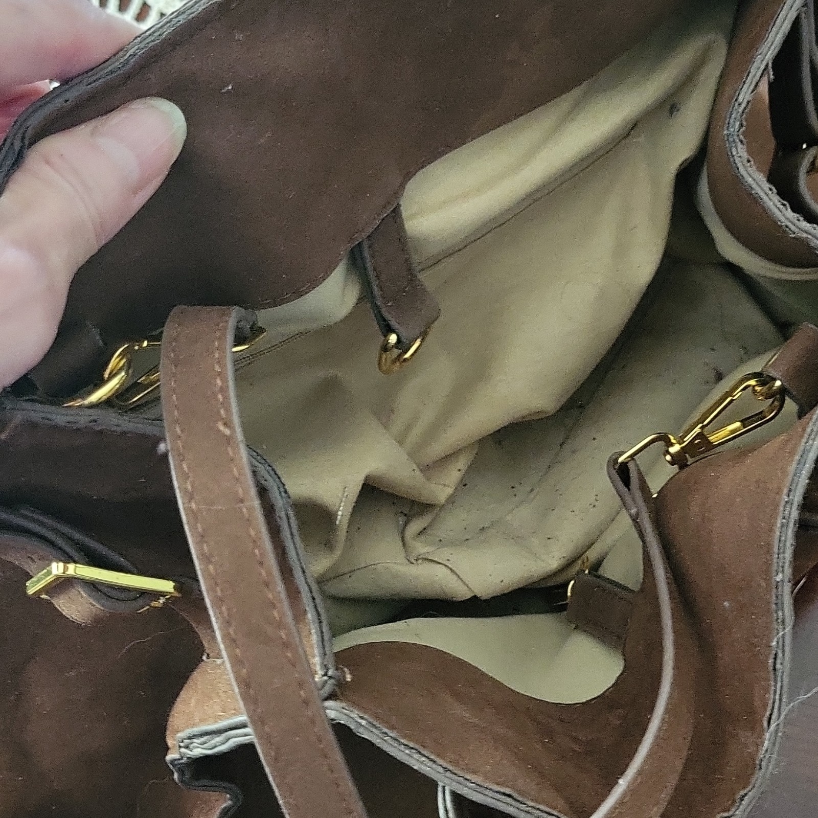 Kenneth Cole Reaction & Franco Sarto Women’s 3 Handbag Lot Brown/Beige