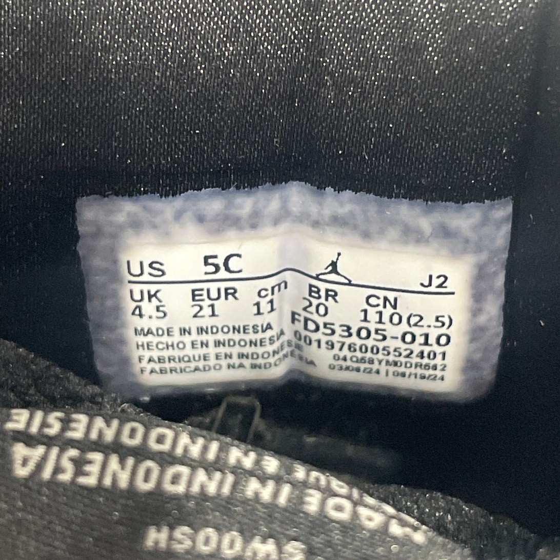 Air Jordan 1 Retro High OG TD 5C Satin Black/Grey FD5305-010 NEW