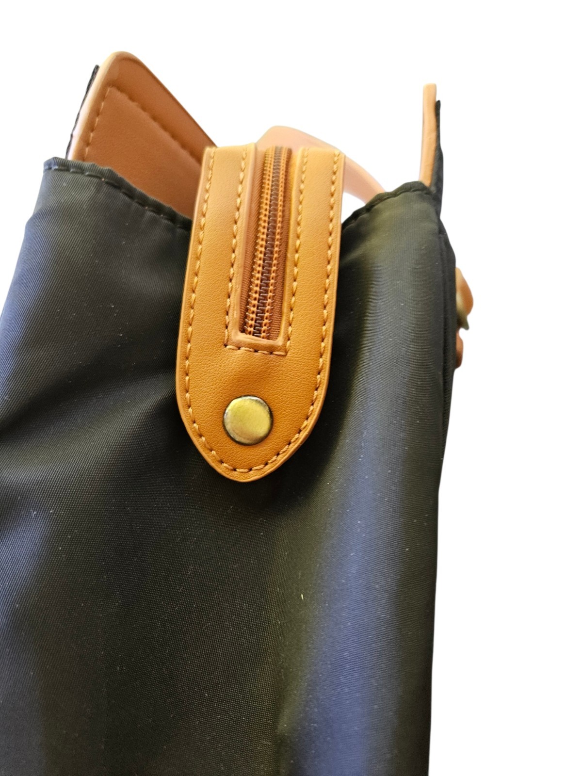 ECOSUSI Briefcase / Messenger Bag / Soft Side Poly/Vegan Leather Trim/ Satchel