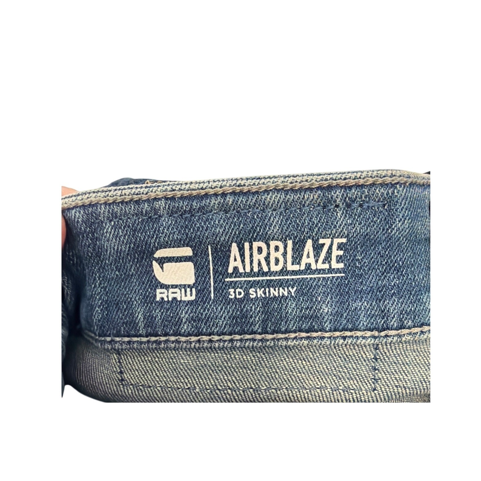 G-Star Airblaze 3D Skinny Jeans Worn in Mtn Dusk Destroyed Size W32 L32 New