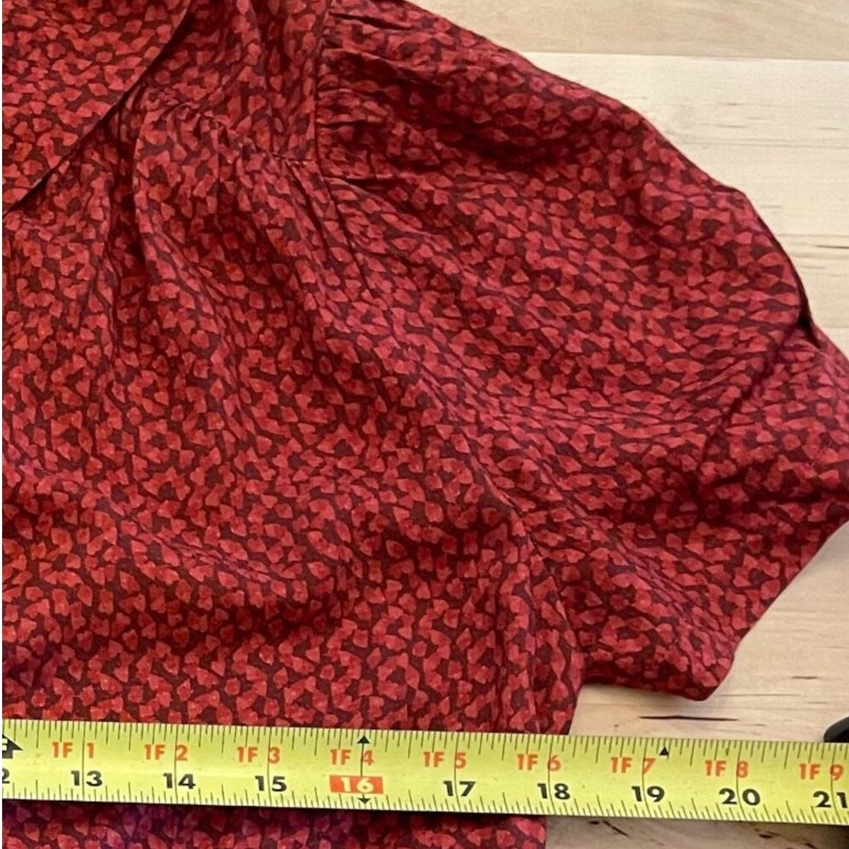 Emmy Design Sweden That Same Old Favorite Blouse Red Print 1930s Retro Academia