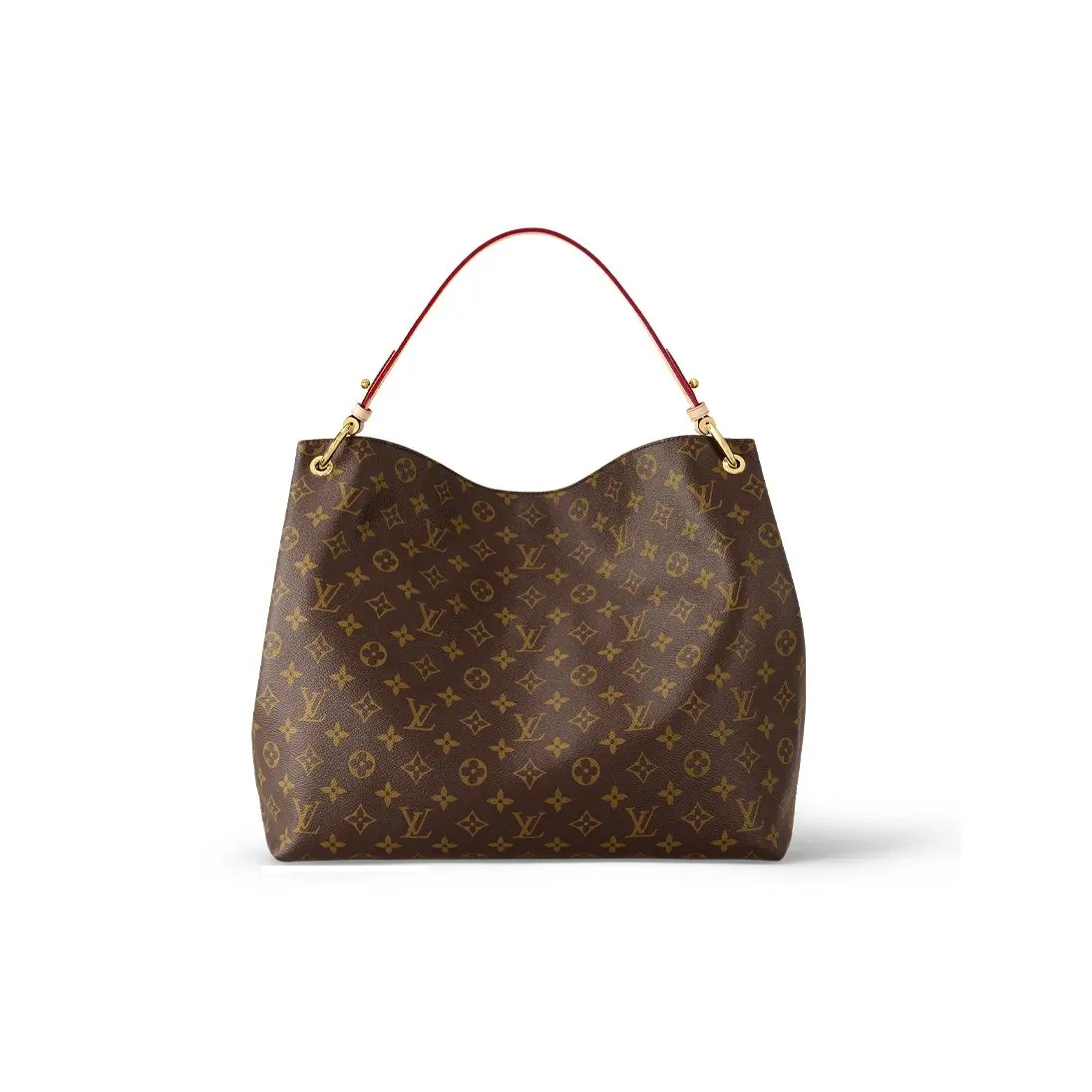 LOUIS VUITTON Gracefu Monogram Hobo Bag Tote Bag Handbag Women’s 16×5.5×13.7 in