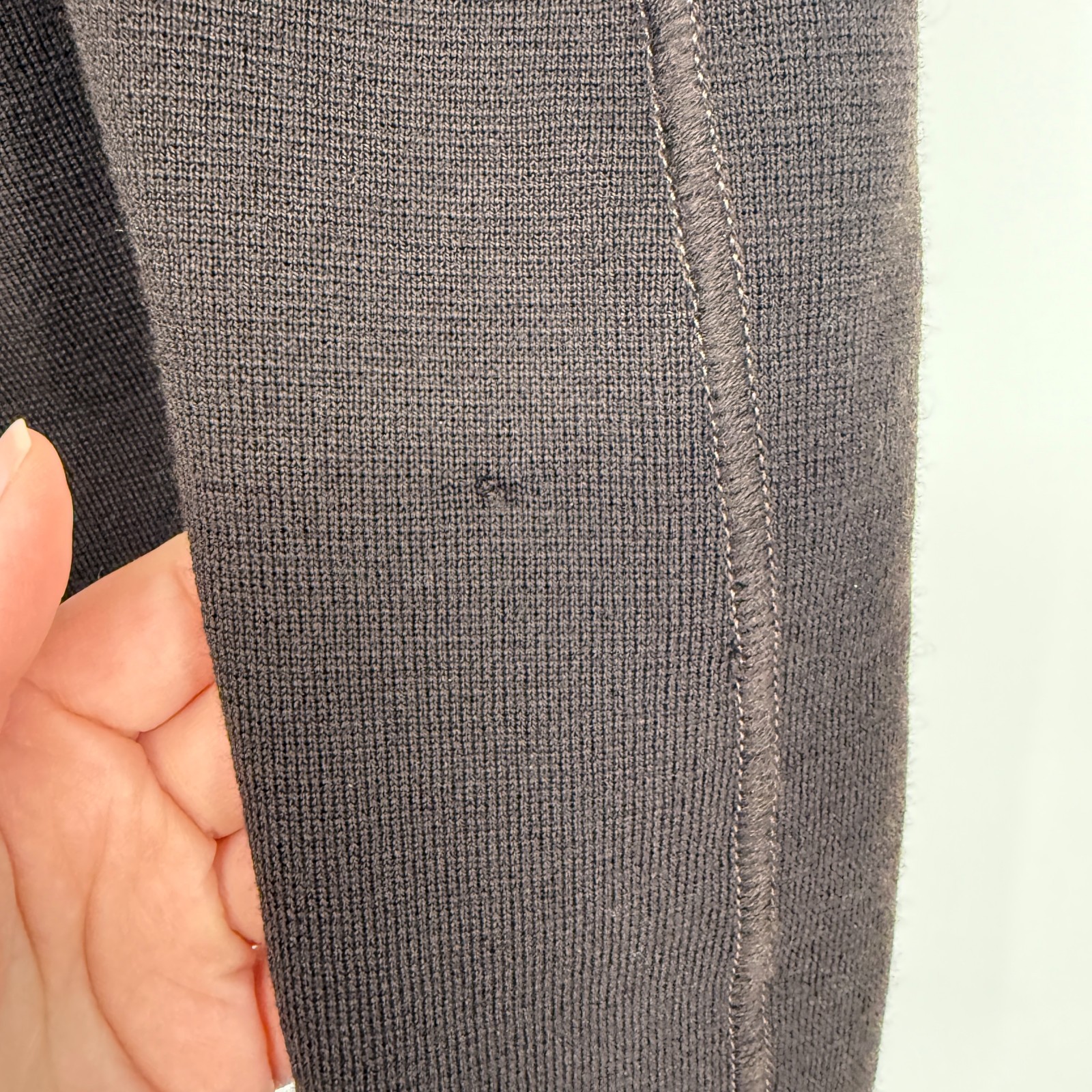 MAX MARA Double Breasted Blazer Suede Goatskin Leather Chocolate Brown Size 4