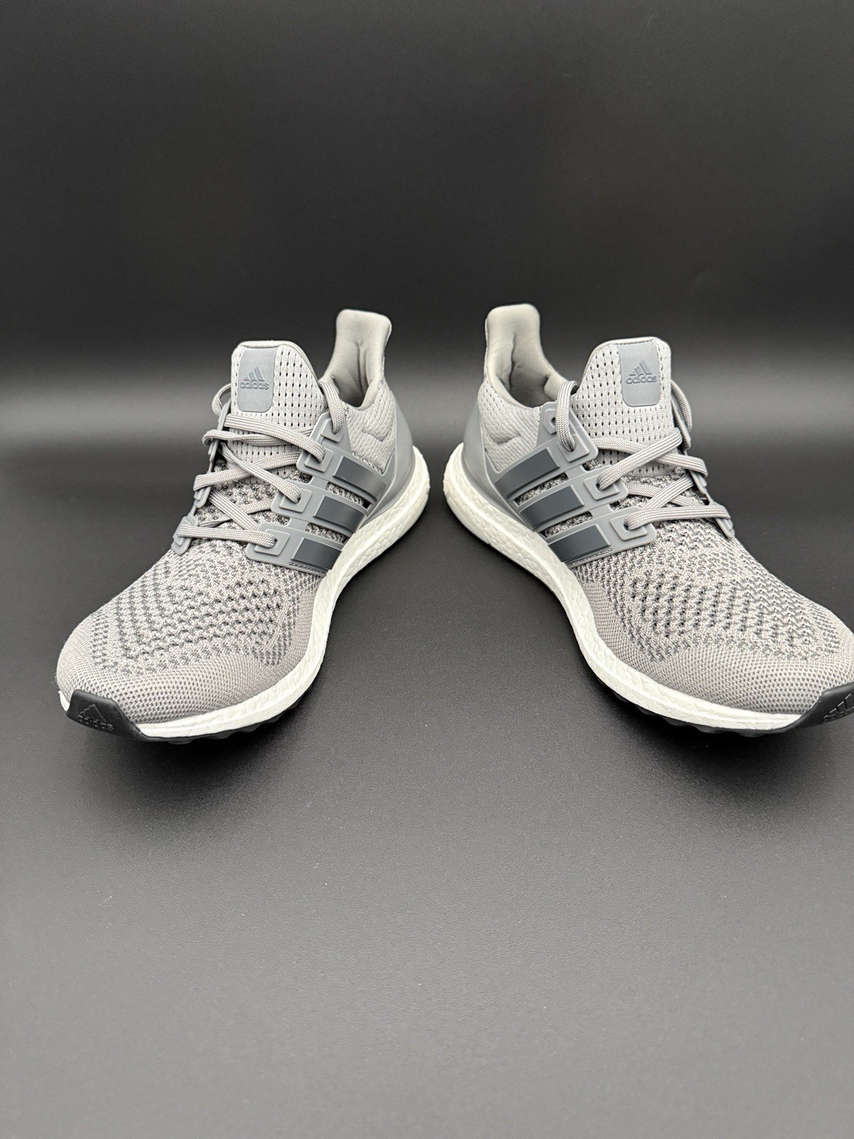 Adidas Ultraboost 1.0 Wolf Grey/White Running Shoes Mens Size HQ4200 G