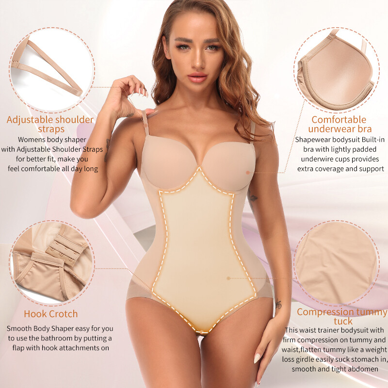 Fajas Colombianas Reductoras Levanta Cola Post Surgery Slim Full Body Shaper USA