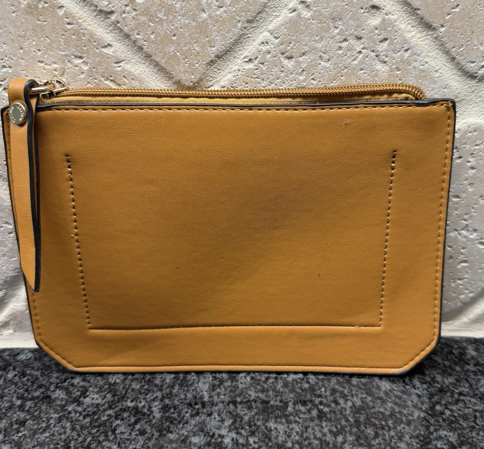 Ecosusi Brown Wristlet 8.75″x6″ Excellent Pre-Owned Condition Vegan Very Soft