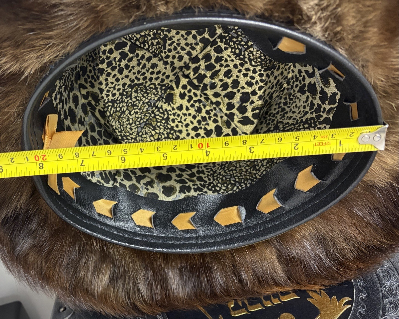 Shtreimel Hat, Authentic Fur, Hasidic Jewish, Handmade, Excellent Condition!