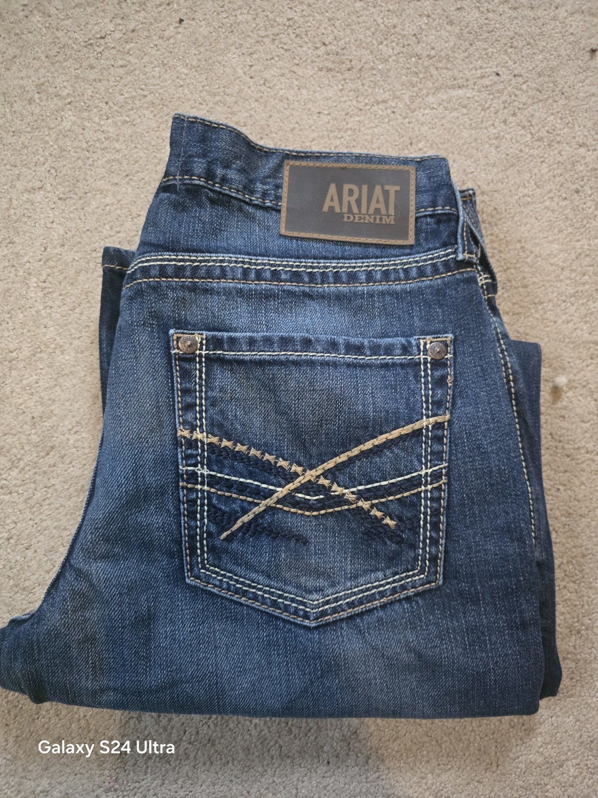 Ariat M5 Jeans Mens 32×32 Straight Leg Fit Denim