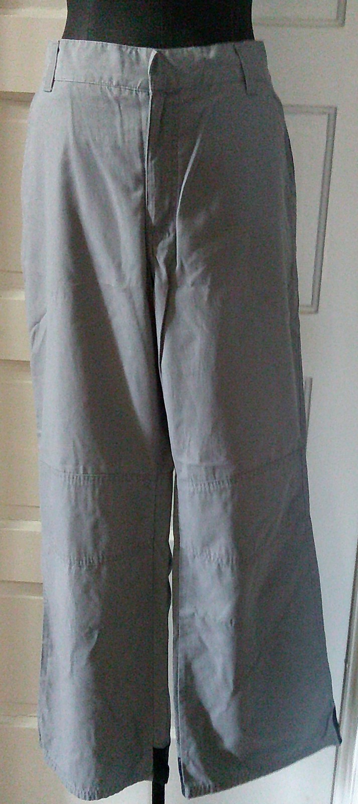 90’s OLD NAVY Gray & Black Flat Pants Slacks Trouser 12