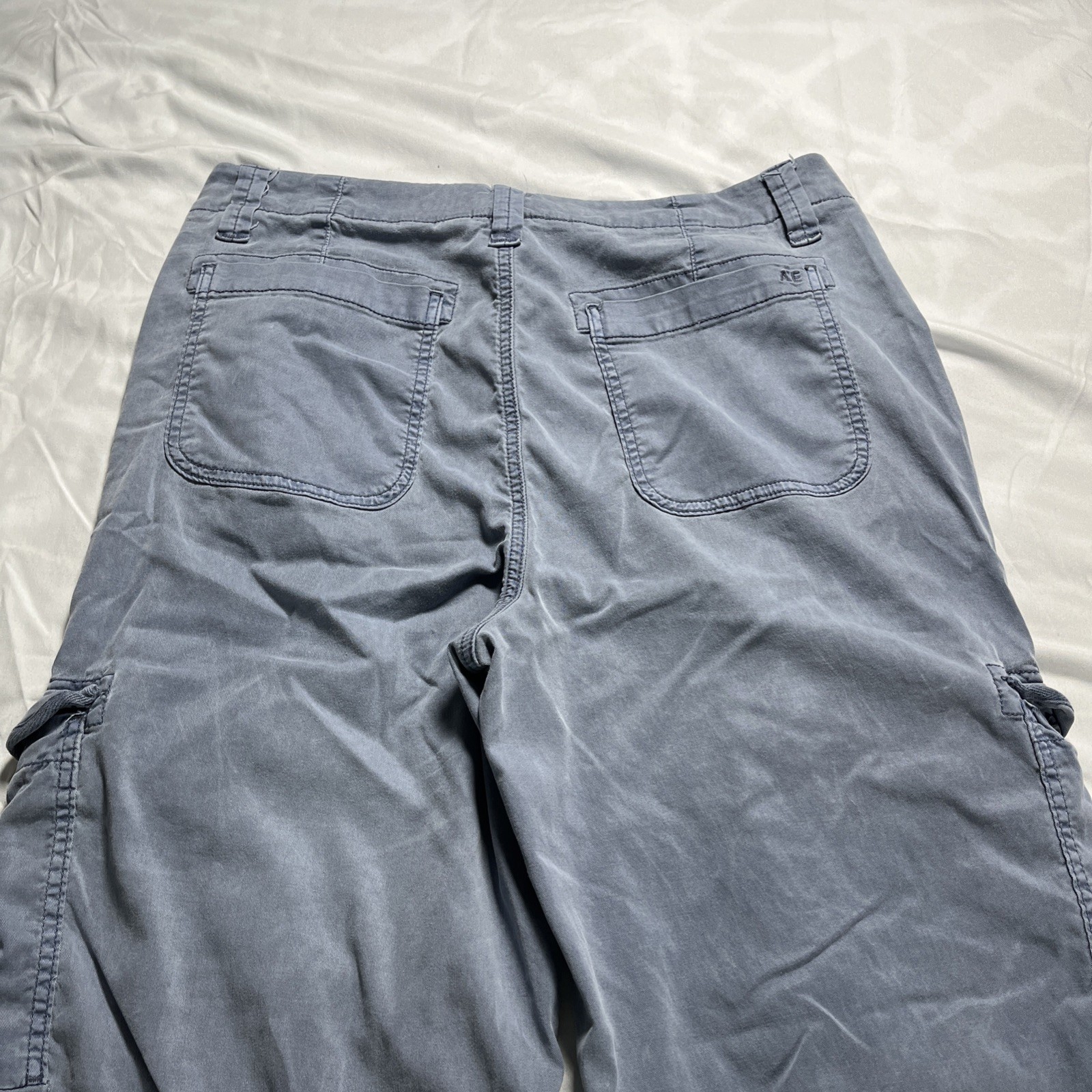 American Eagle Women’s Cargo Stretchy Pants Lot Of 2 See Details & Photos Sz 14