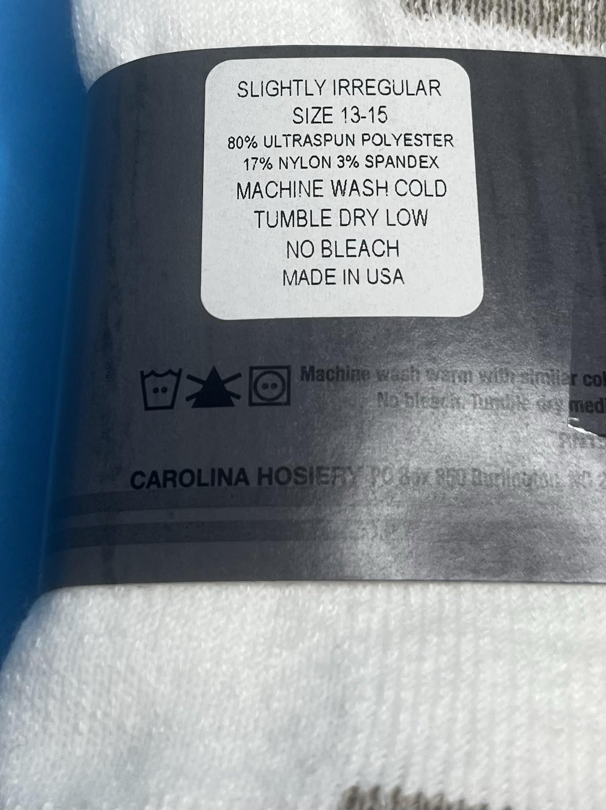 2 Pair Carolina Ultimate Men’s Ultra-Dri Steel Toe Boot Socks XL Size 12-15 New