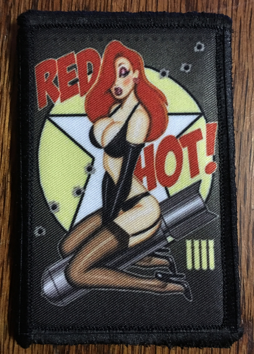 WWII P40 Warhawk Nose Art Morale Patch Tactical Military Army flag USA Hook