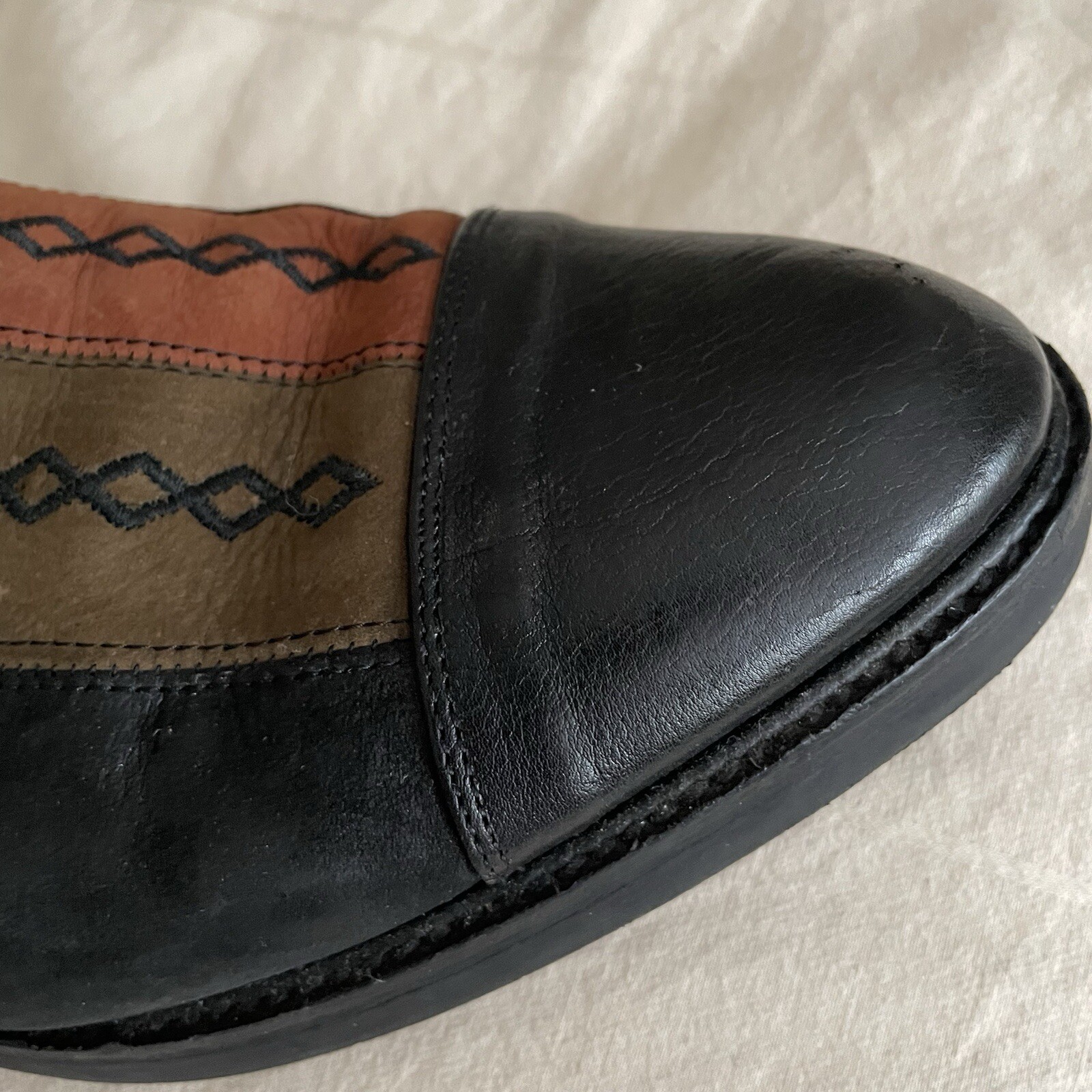 FRONTIERA by Stracam Italian Leather Shoes *NO SIZE APPROX 10-11 E Made in Italy