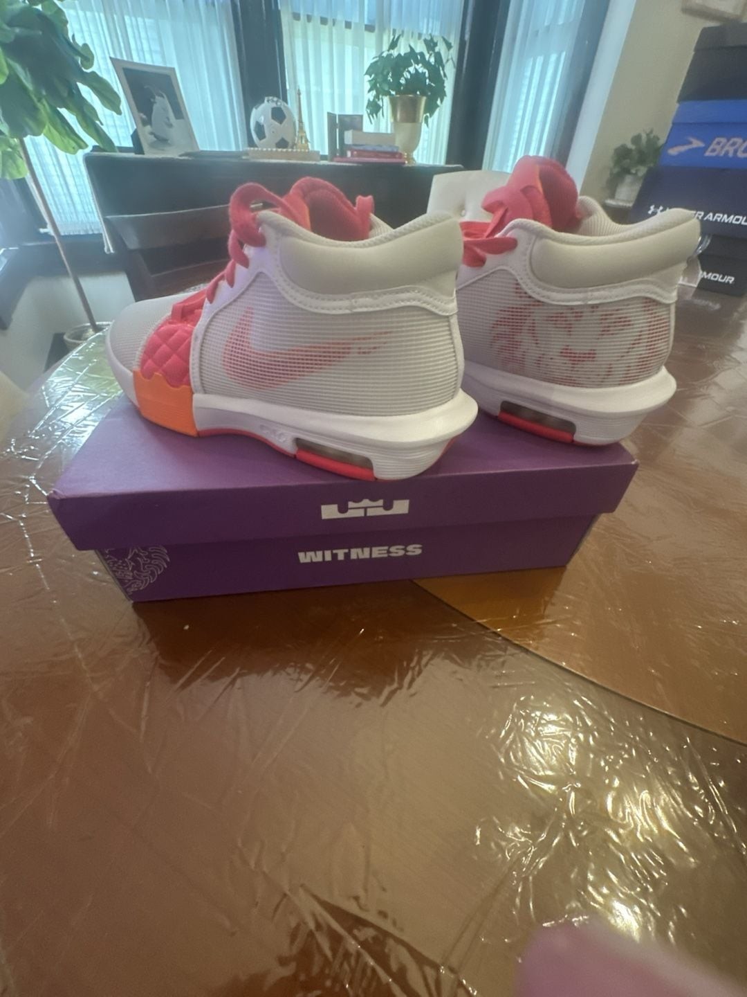 Nike LeBron Witness 8 Basketball Shoes ‘Dunkin Donuts’ (FB2239-104)