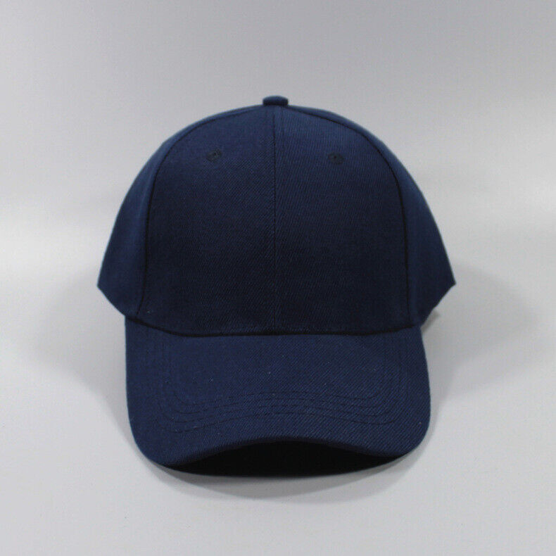 Cotton Baseball Cap Ball Dad Hat Adjustable Plain Solid Washed Men Washed