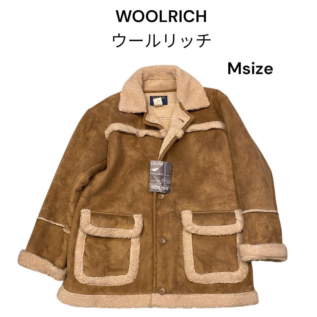 Authentic Woolrich Suede Brown Coat Pre Owned New Condition Japan