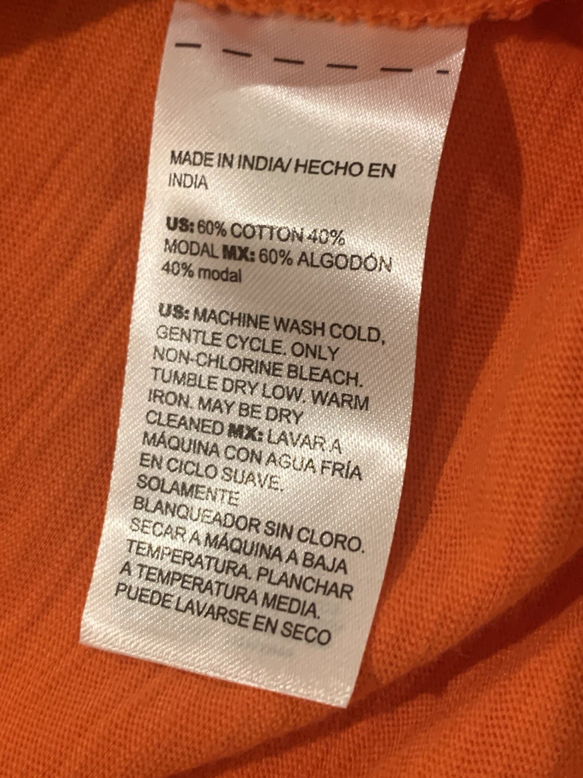 Chico’s Top Cotton Modal Slub V Neck Cap Sleeve Tee T-Shirt NWT $45 Blood Orange