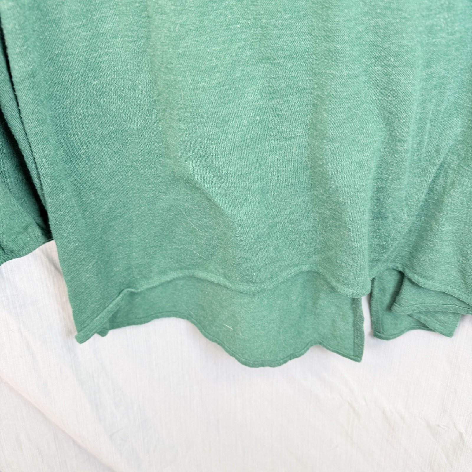 Sweet Pea By Stacy Frati Open Bow Back Blouse XL Feminine Green Pretty