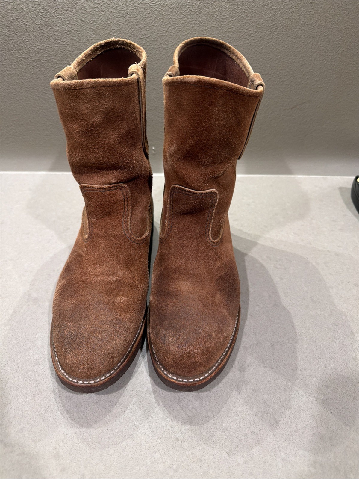 Red Wing Pecos 8189 Muleskinner With New Vibram 430 Mini-Lug Soles