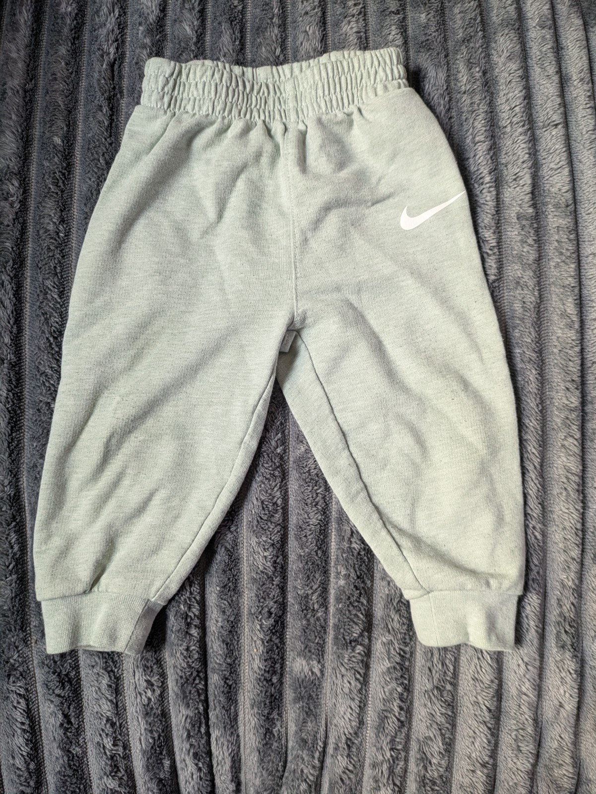 Nike 3-Piece Baby Outfit Set 9M Mint Green Zip Hoodie, Pants, & White Bodysuit