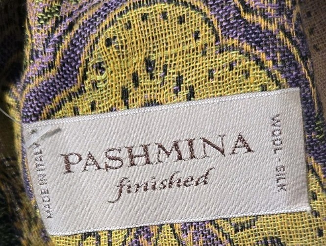 Pashmina Finished Paisley Shawl Wrap 72″by 26″ Fringed Scarf Throw Tapestry Boho