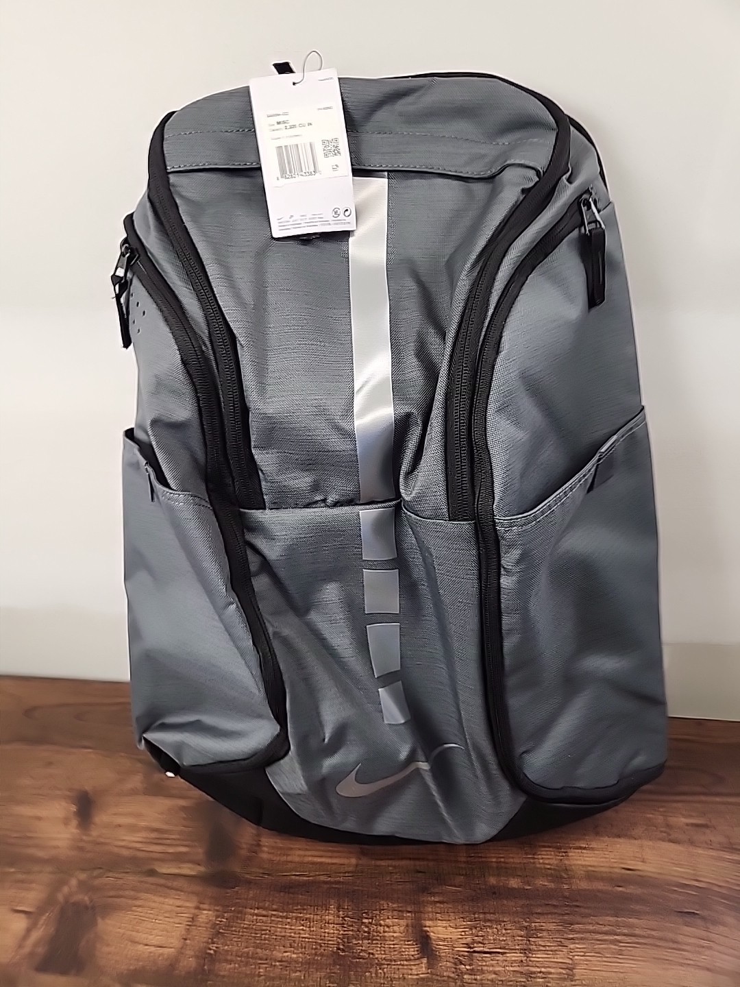 Nike Hoops Elite Pro Backpack – Basketball School Gym BA5554-022 Gray/Silver NEW