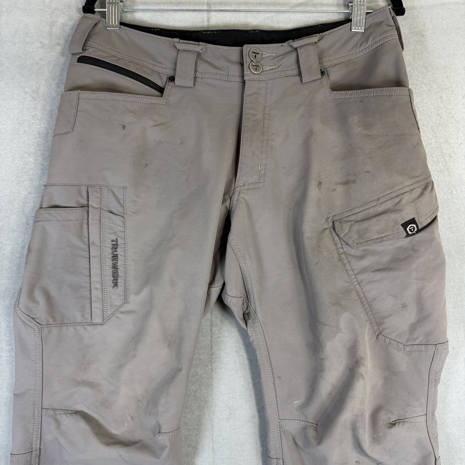 Lot Of 6 Truewerk T1/T2 Werkpants Mens 32×30 Green Khaki Gray Cargo Utility Work