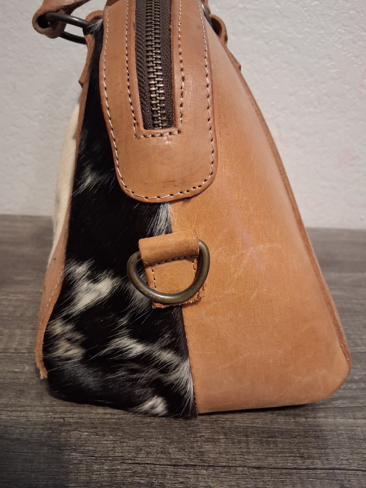 STS Ranchwear Sansa Satchel Cowhide and Tooled Leather *NO CROSSBODY STRAP*