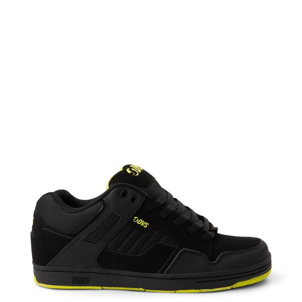 Mens DVS Enduro 125 Skateboarding Shoes NIB Black Lime Nubuck