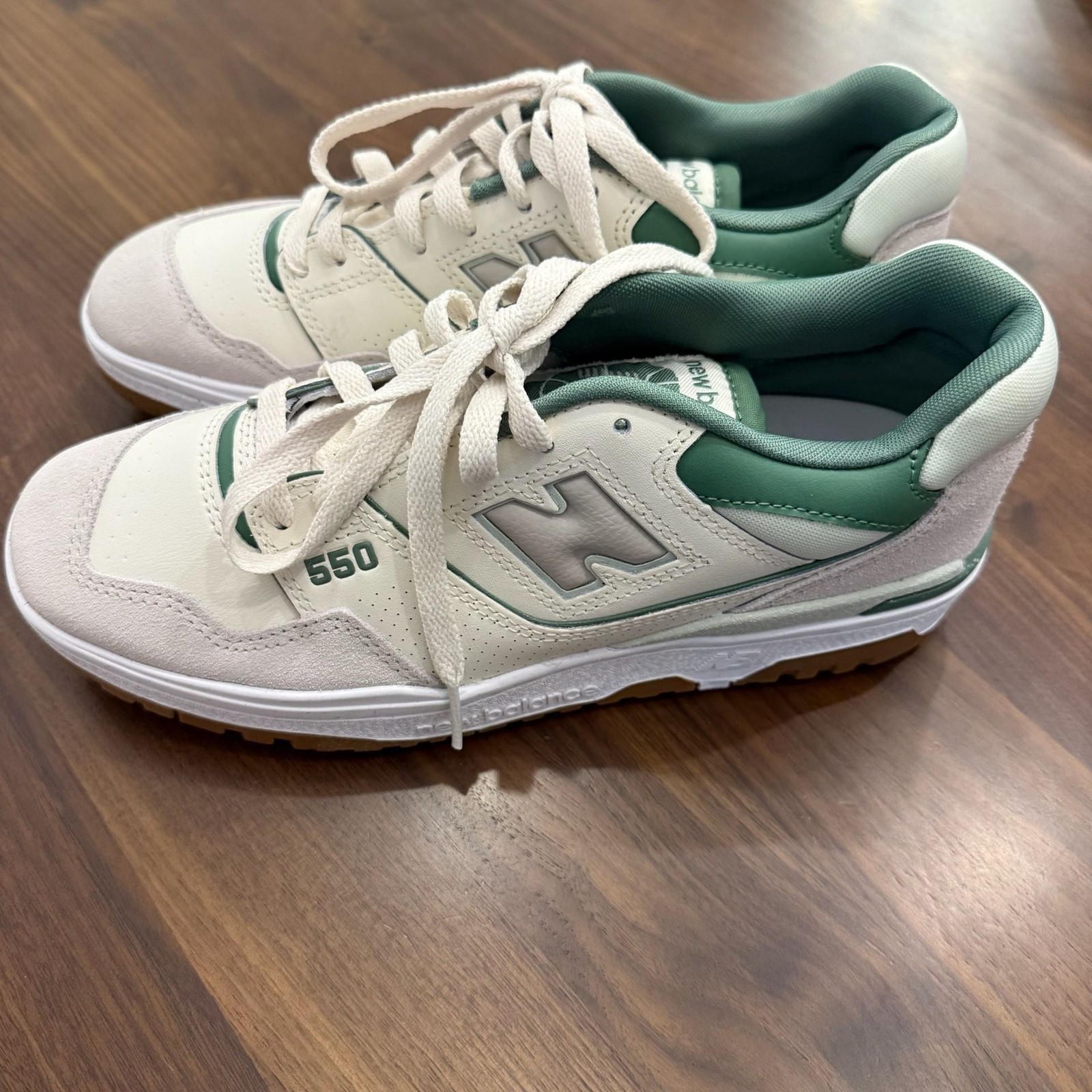 New Balance 550 BBW550HK Linen Natural Mint Sneakers Women’s 9.5 or Men’s 8