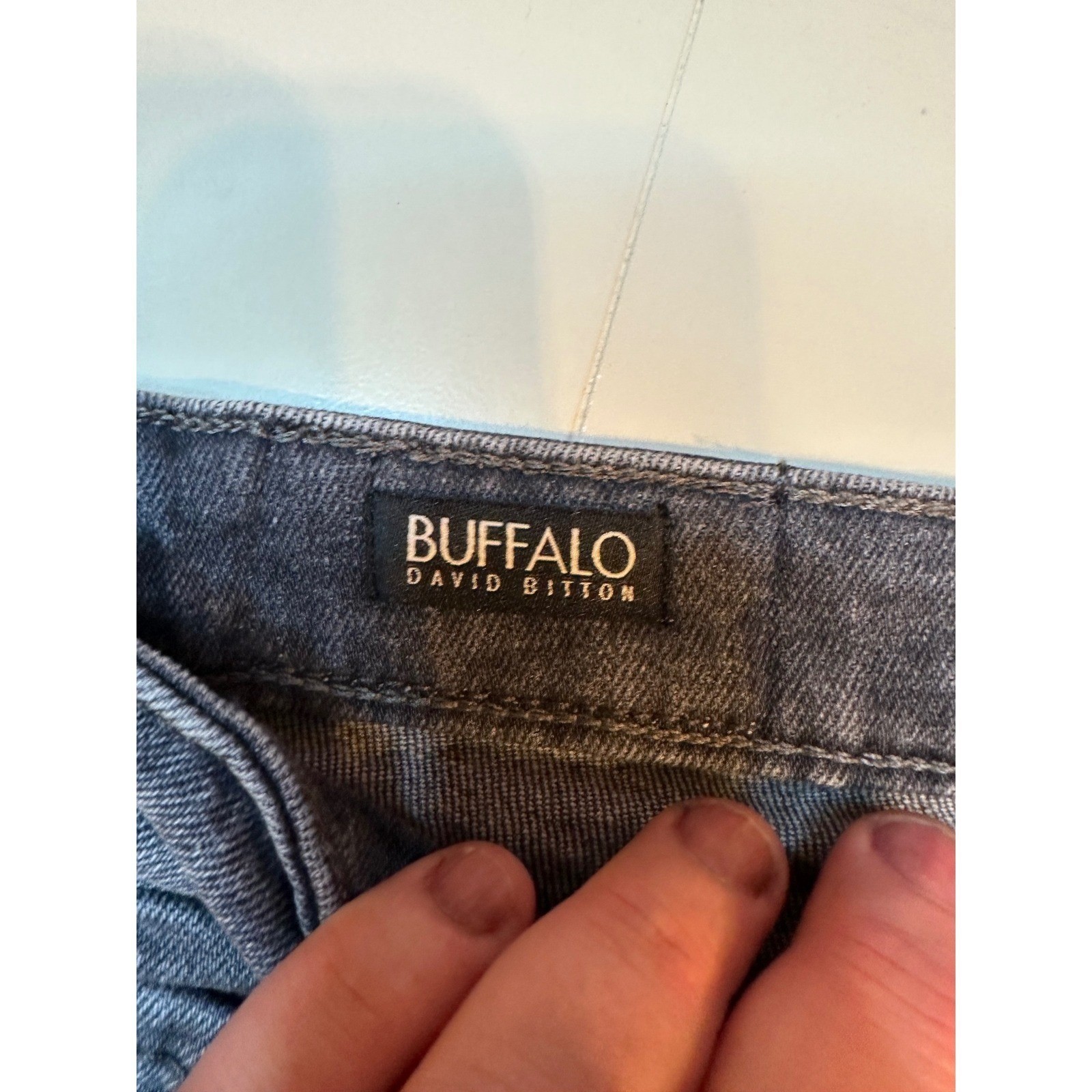 Buffalo David Bitton Jorts Womens 27 Grunge High Rise Distressed Raw Hem Edgy