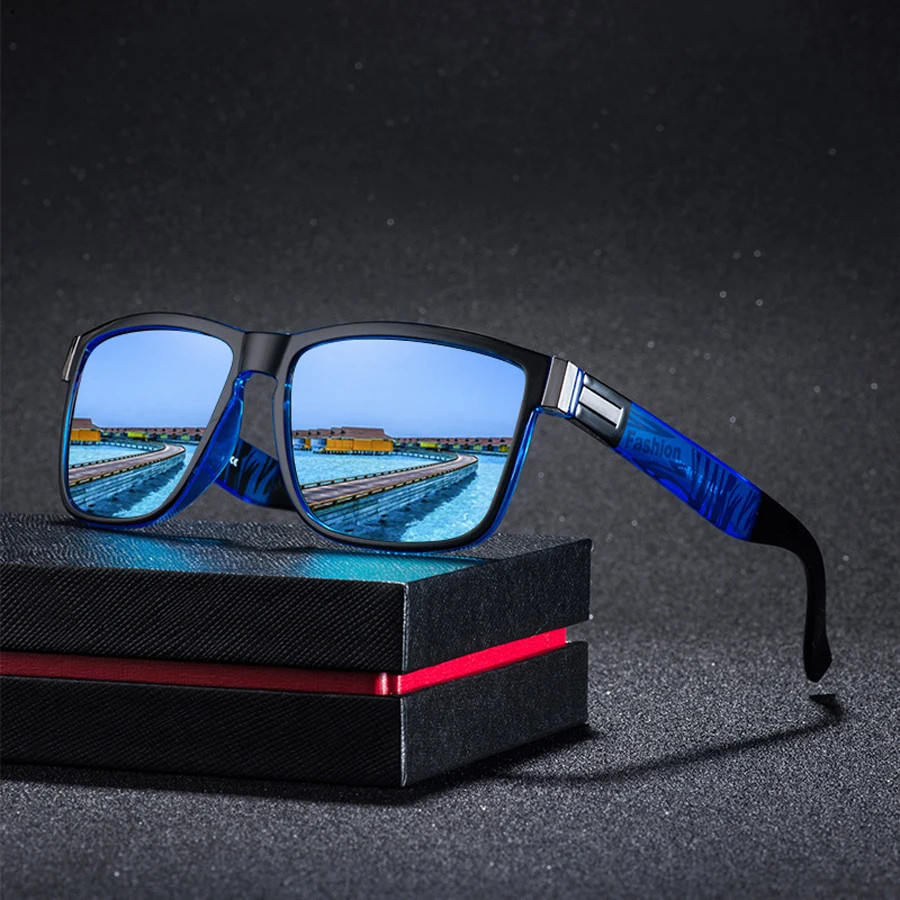 3PCS UV400 Square Sunglasses Set Retro Stylish Outdoor Eyewear Beach Summer Gift