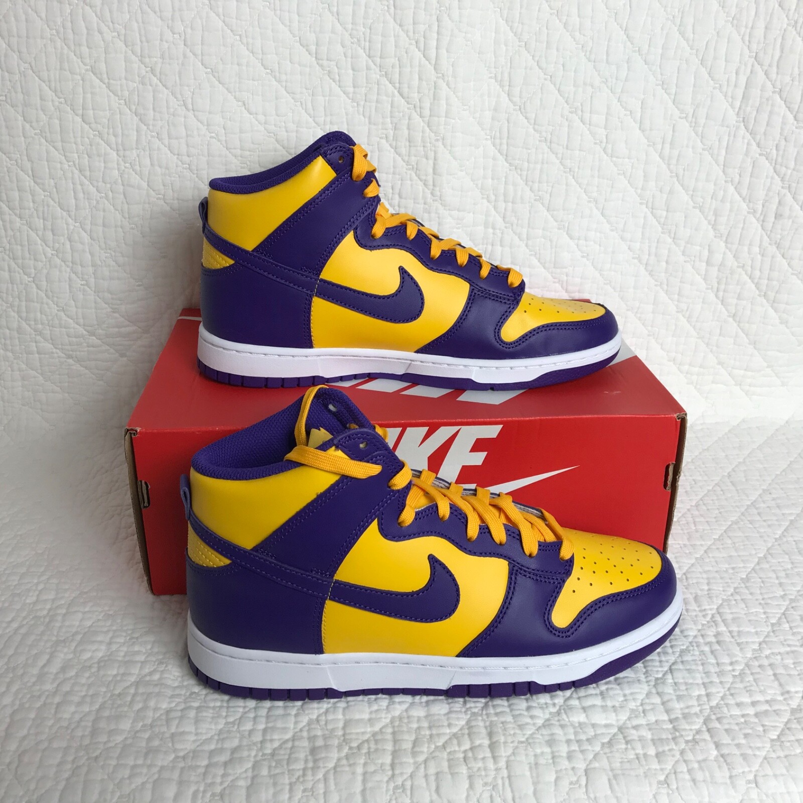 Nike Dunk High Retro Shoes Men’s SZ 9.5 Court Purple DD1399-500 NWB
