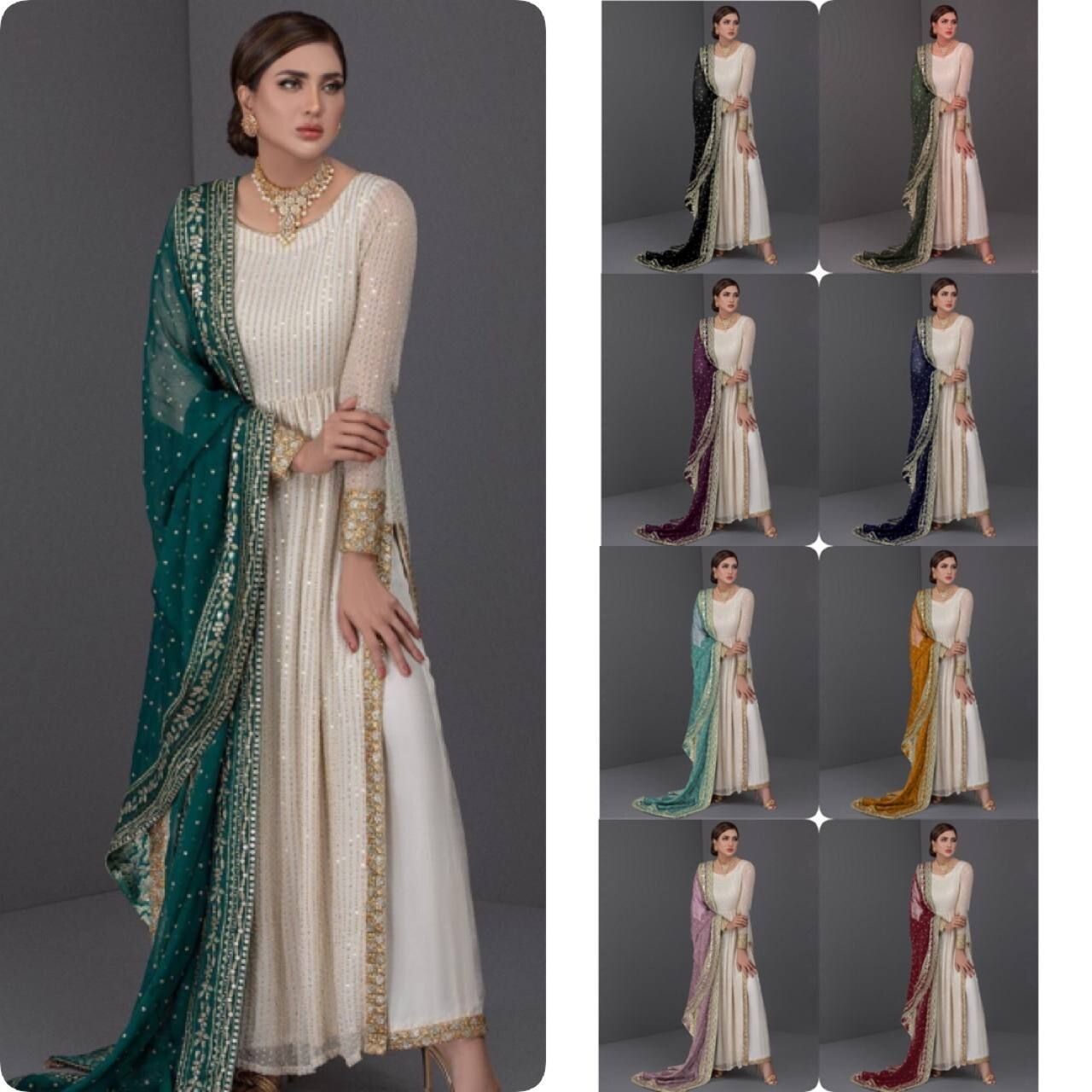 Designer Pakistani Salwar Kameez Ready To Wear Suits Indian Wedding Party Dress