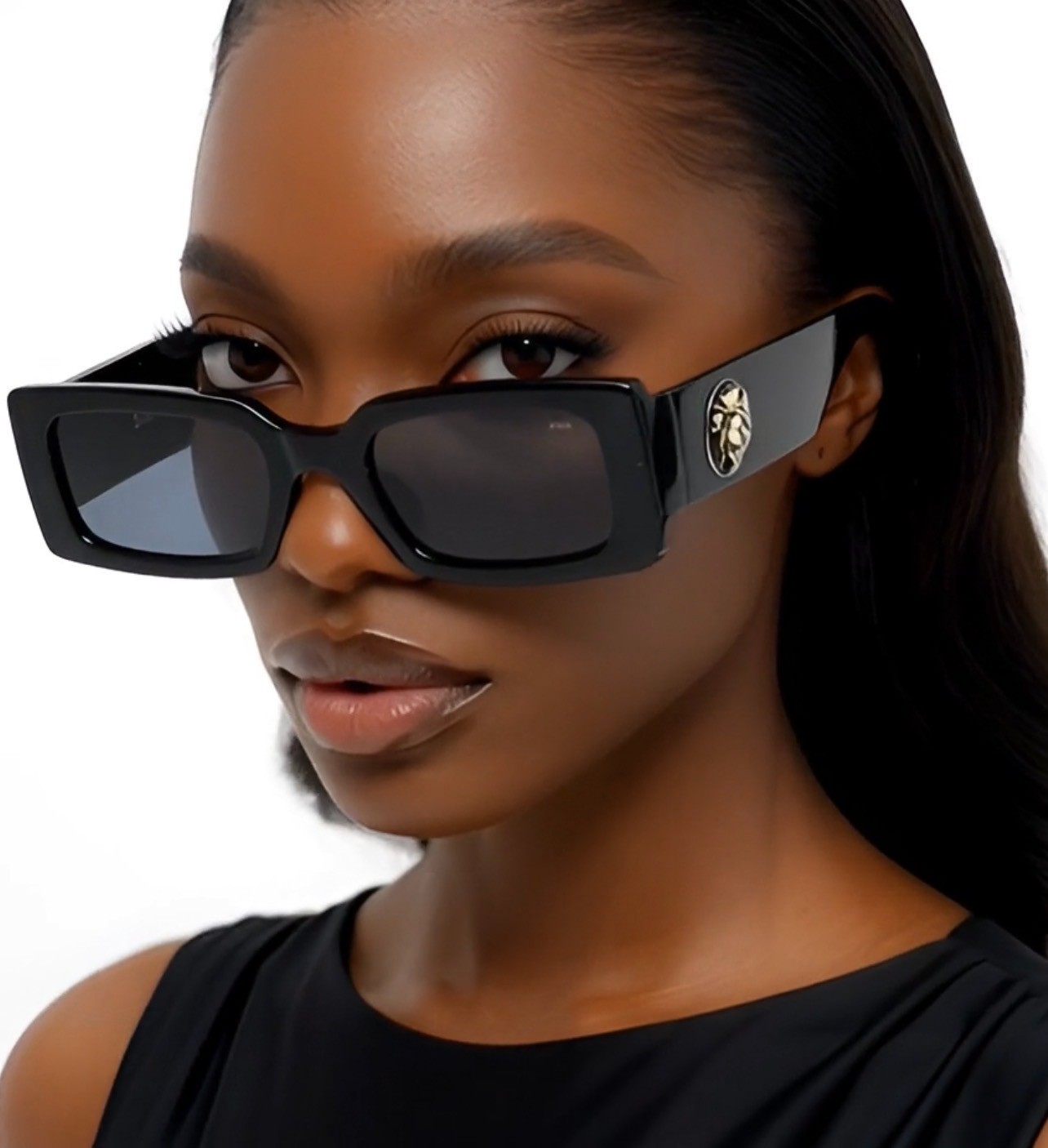 SQUARE OVERSIZED WOMEN TRNDY SUNGLASSES RETRO DESIGNER FASHION OUTDOOR HIP HOP