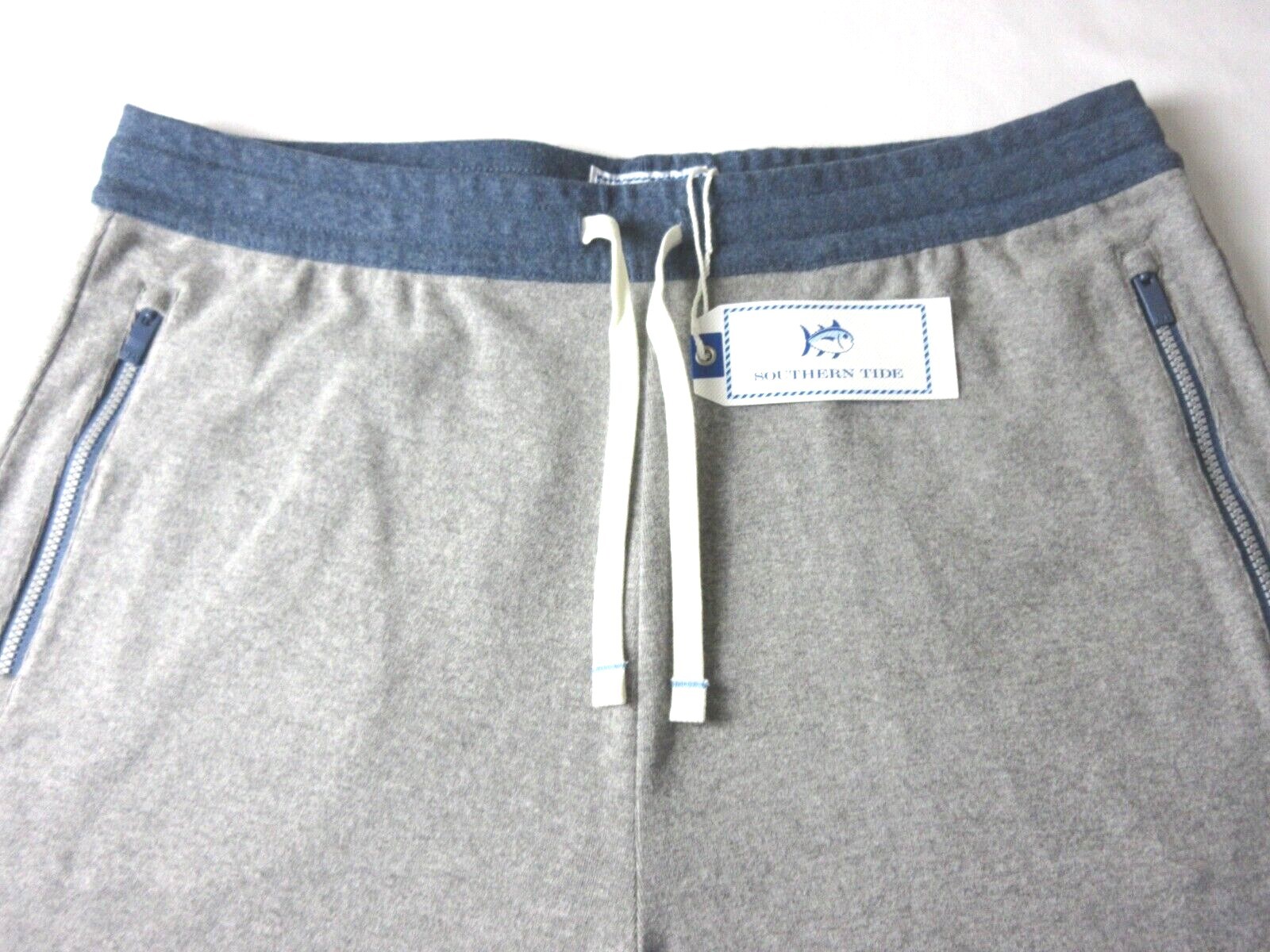 Southern Tide Men’s Backrush Heather Lounge Shorts Quarry Grey NWT Free Ship