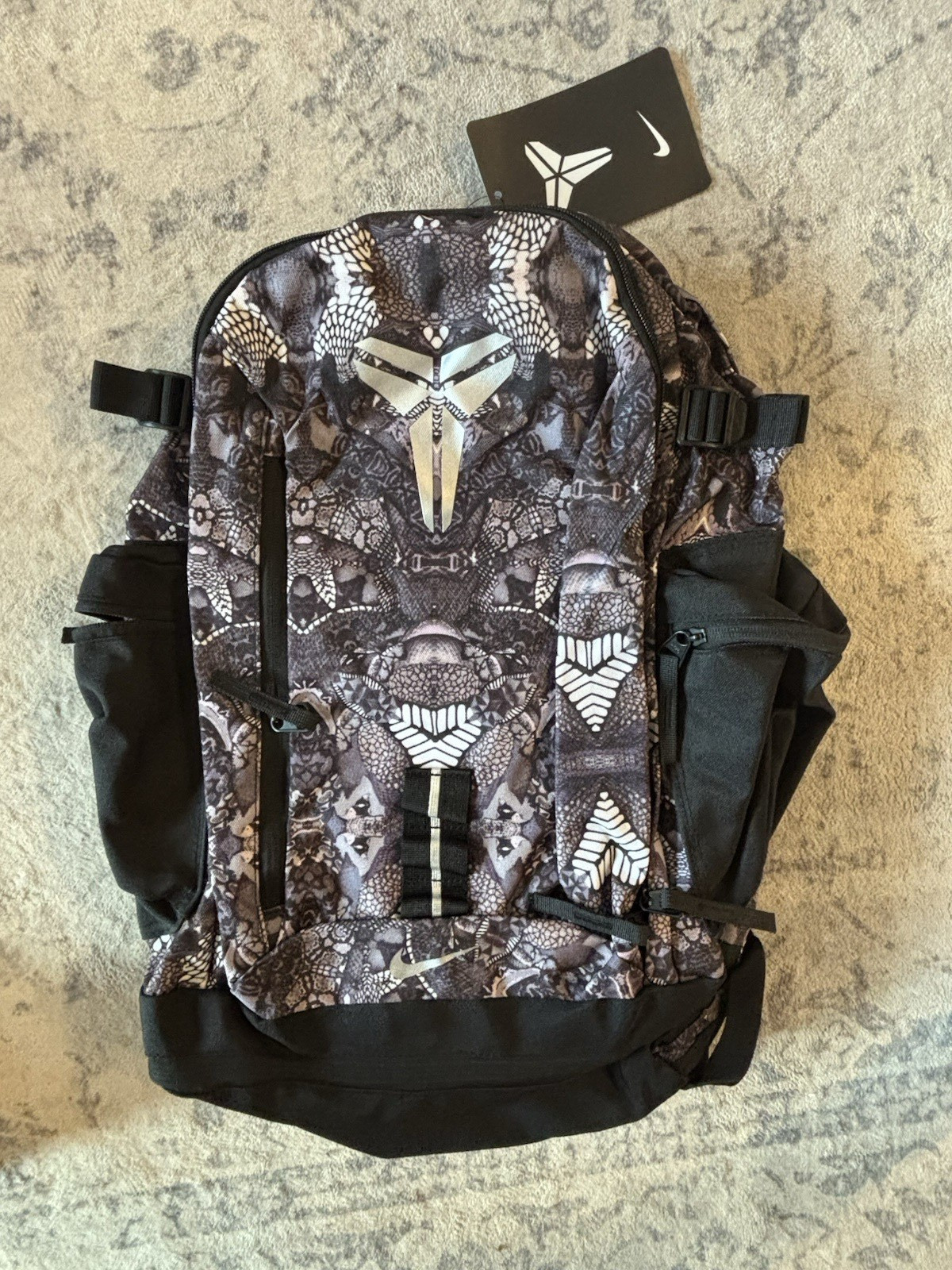 Kobe Nike Mamba Basketball Backpack – Gray Snakeskin Brand New