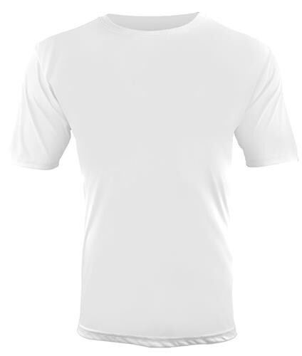 Adult S LIGHT GRAY Epic Cool Performance Dry-Fit Performance Crew T-Shirt