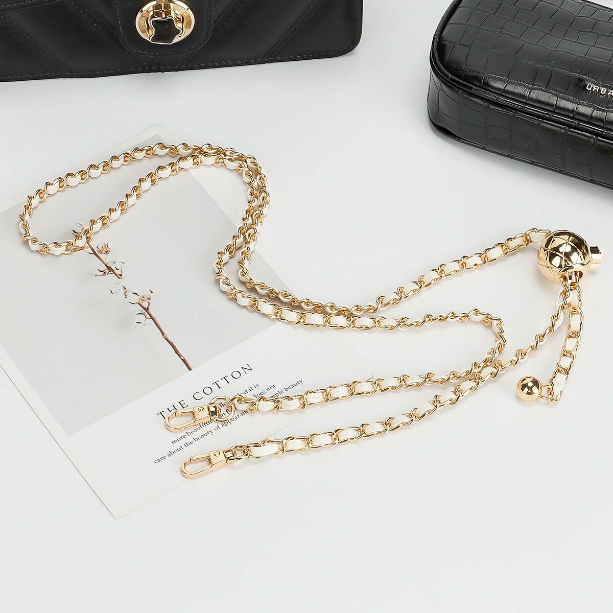 120cm Leather Chain Replacement Crossbody Shoulder Purse Handbag Bag Strap