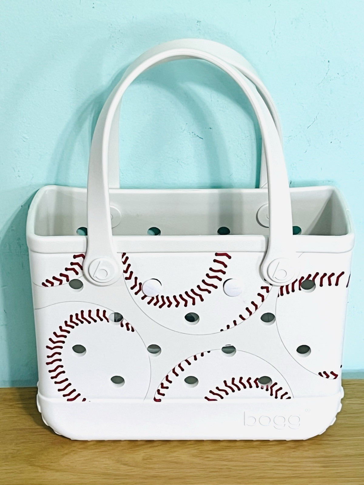 BOGG Baseball Print Tote Bag 11×8.5×4.5” Waterproof NWT