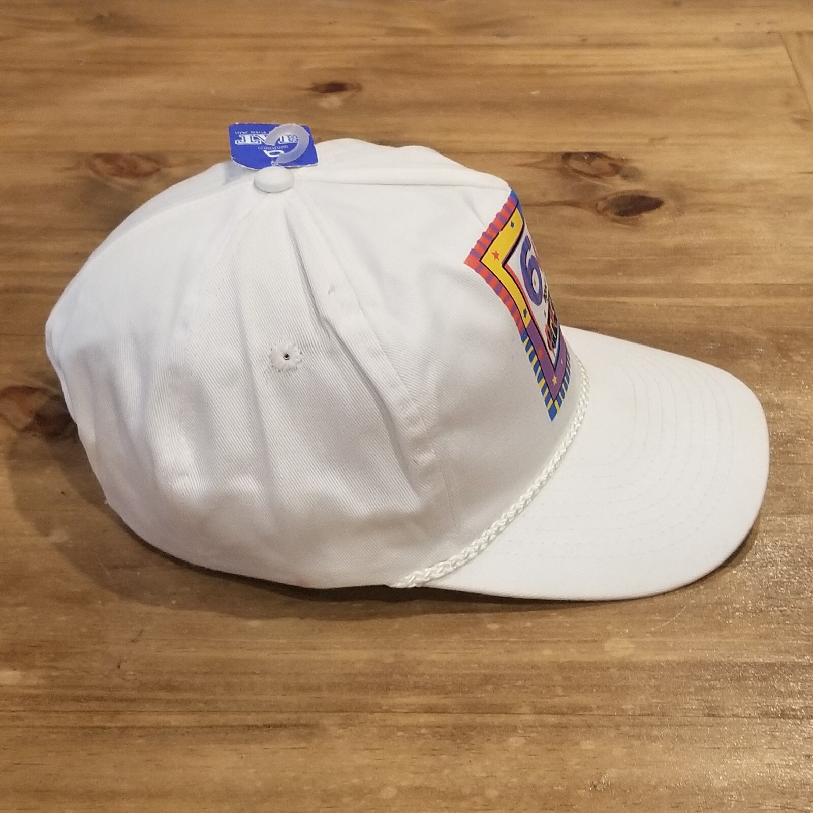 Vintage 60 Years old Hat Cap Snap Back White Aged To Perfection 60th Birthday