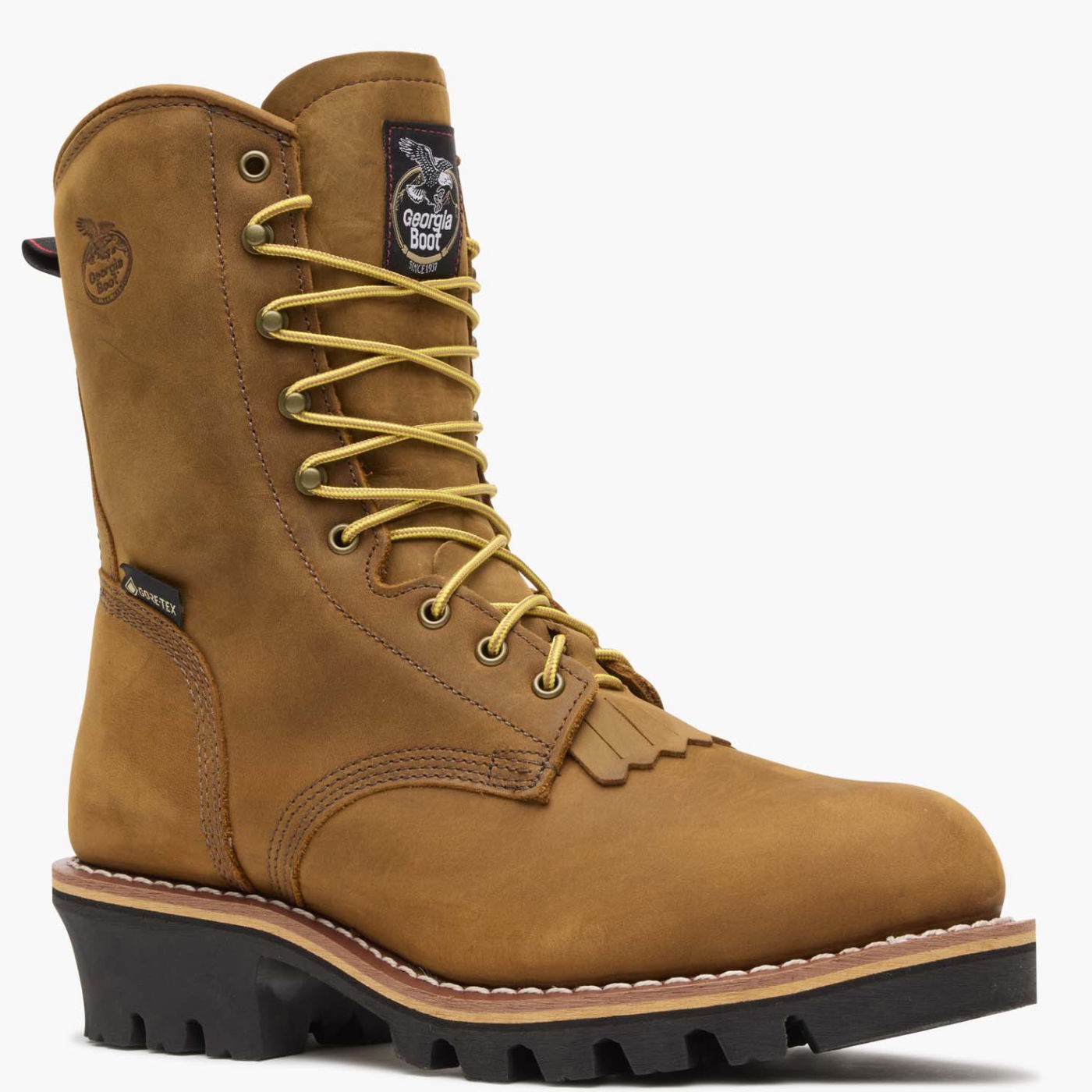 Georgia Boot G9382 Steel Toe Logger Boot, GORE-TEXÂ® Waterproof, 400G Insulated