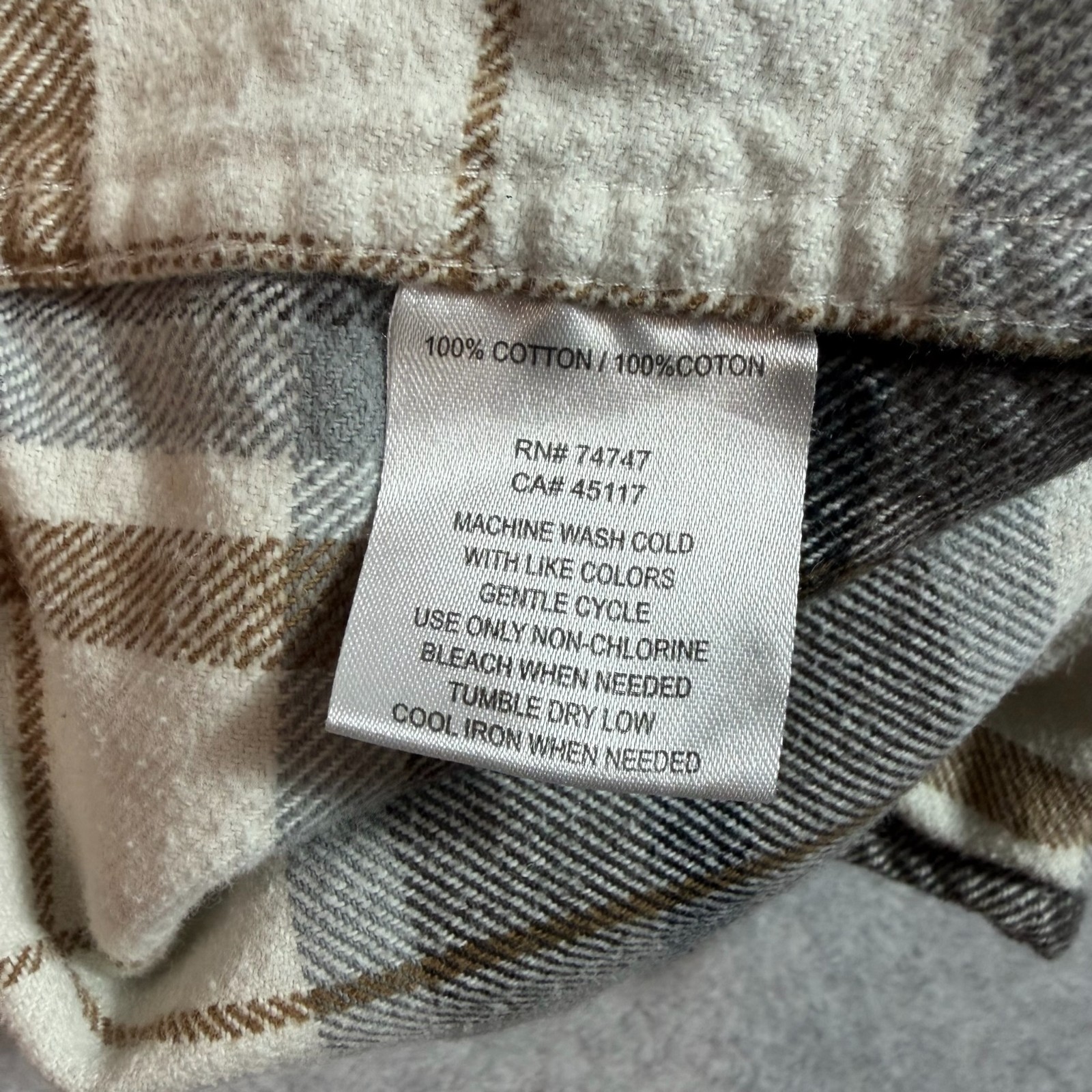 Red Head Heavyweight Flannel Shirt Men’s XLT Brown Black Plaid Cotton Workwear