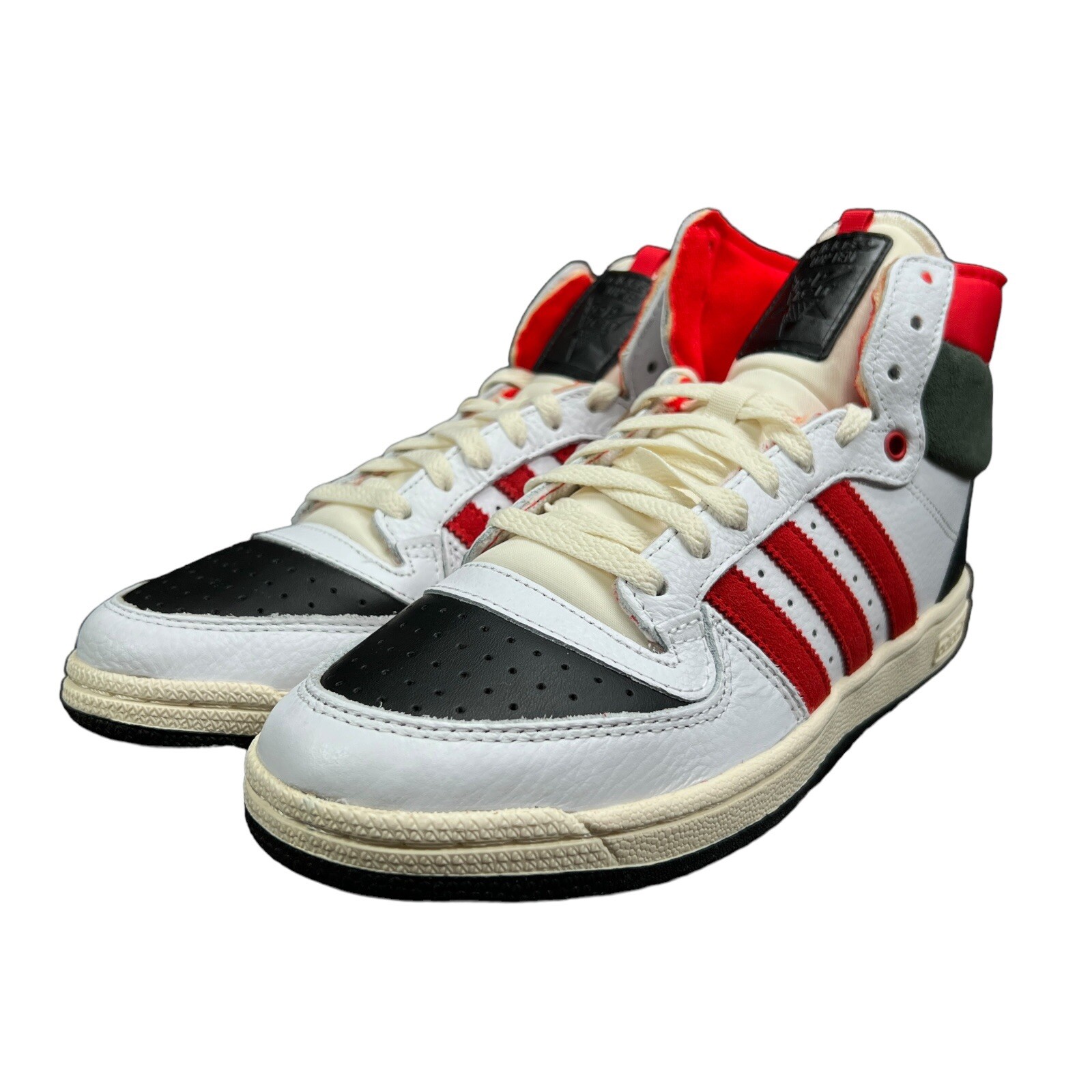 Adidas Top Ten RB Beige White Black Red High Top Shoes GV6628 Men’s Sizes 8 – 11