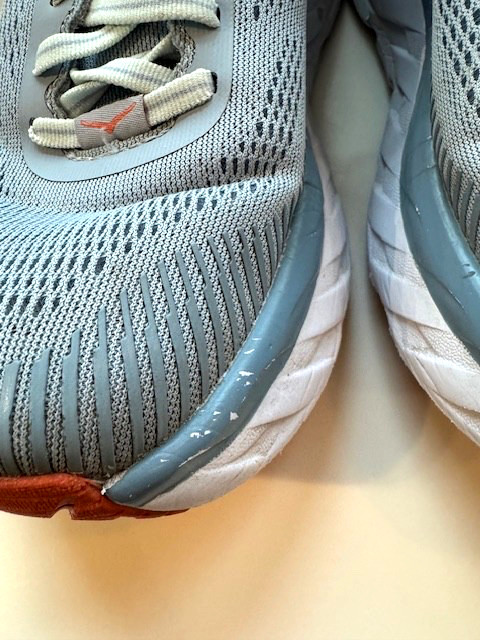 HOKA ONE ONE Light Blue WOMENS Atheltic RUNNING Lightweight BONDI 7 SHOES Sz 8