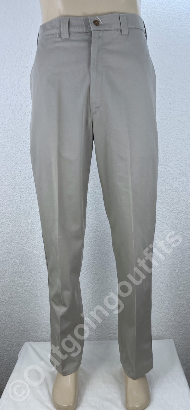 NWOT SAVANE Process 2000 Easy Care Easy Wear Men’s Flat Front Pants Size 32×32