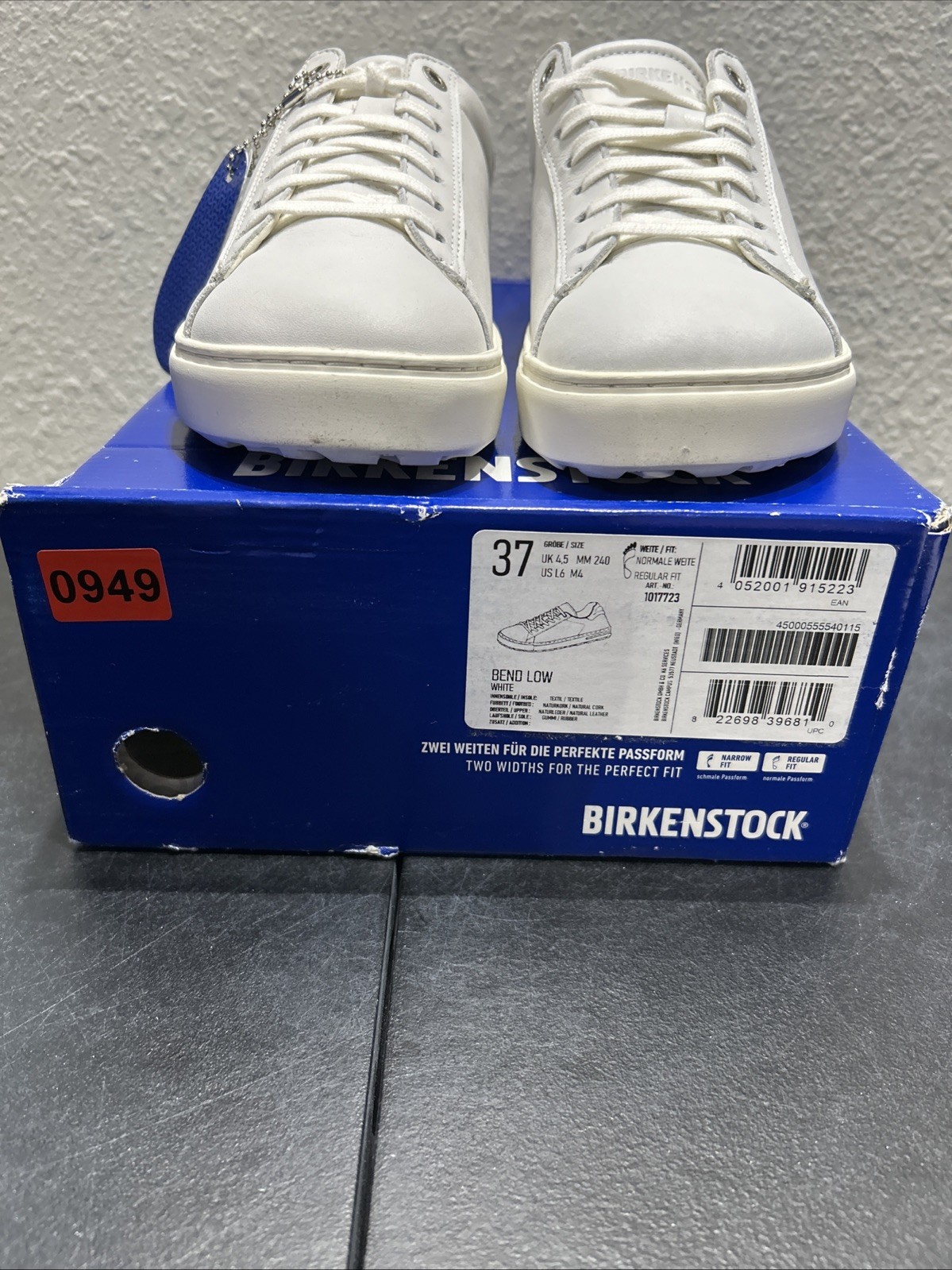 Birkenstock Bend Low Color White EU 37 US W6 M4
