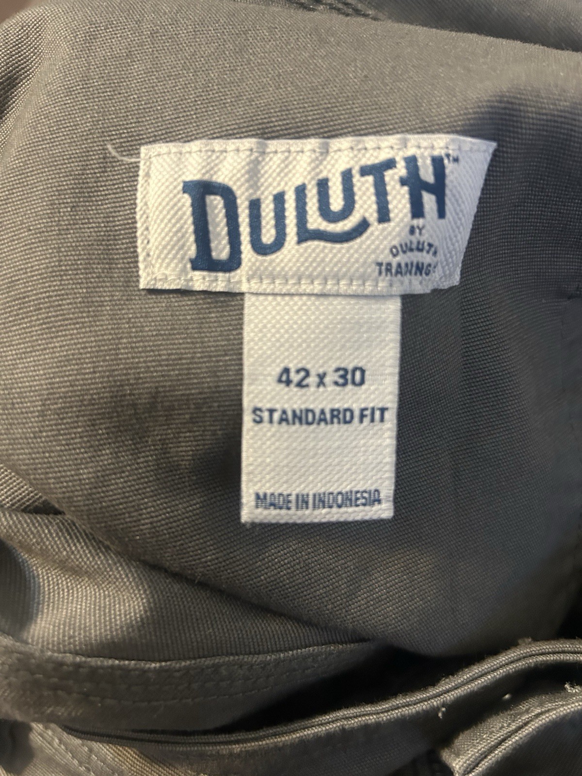 Duluth Trading Co. Gray Solid Carpenter Pants Men Regular Standard Fit 42