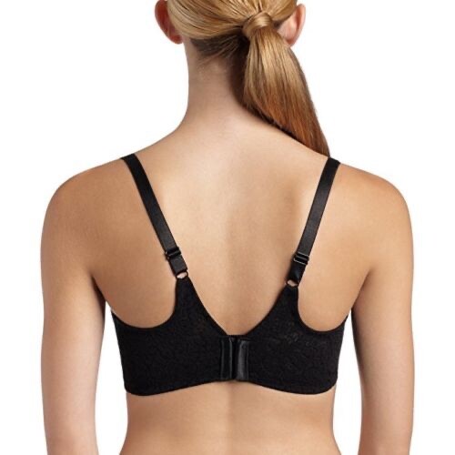 Wacoal 65547 Halo Lace Full Coverage Underwire Bra Black 34C
